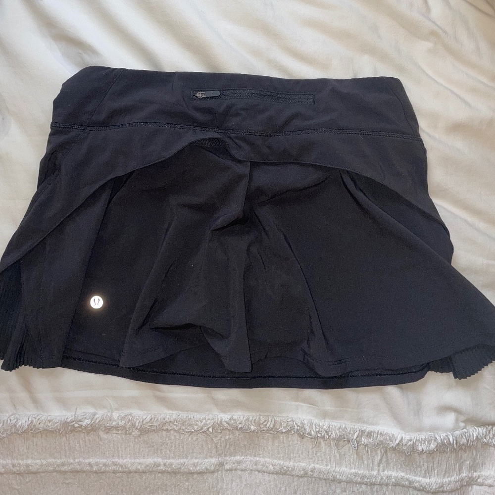 Black Lululemon Tennis Skirt